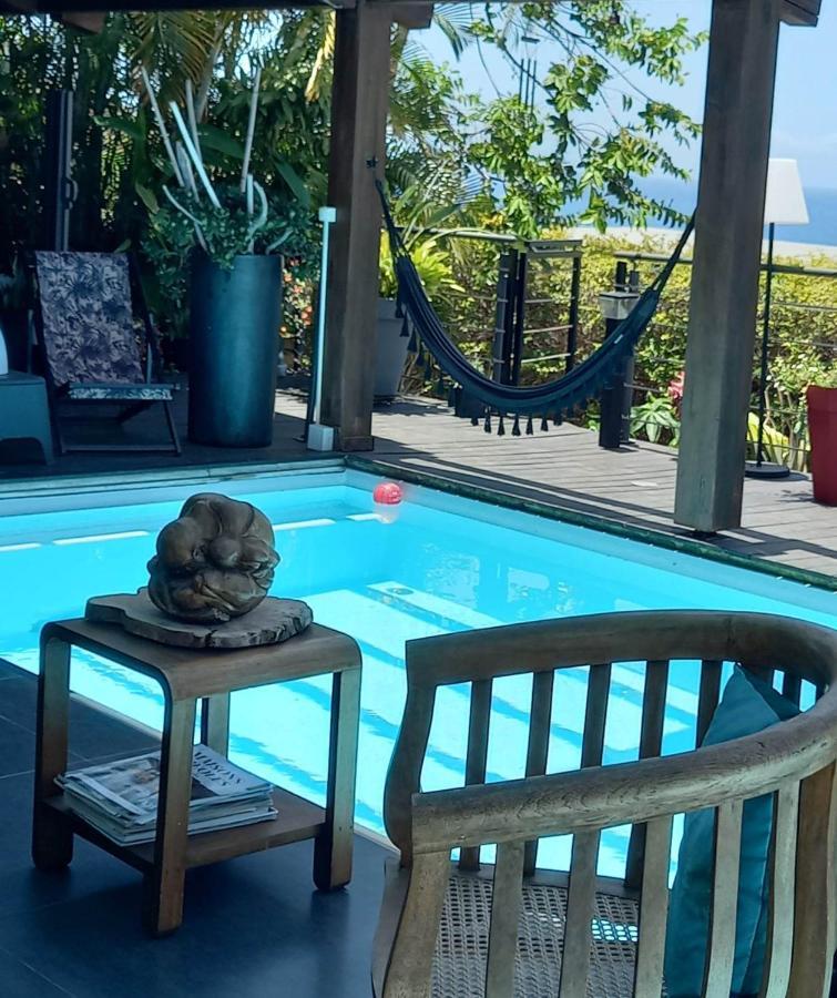 Suite Indigo Jacuzzi Prive Piscine Vue Mer Acces Cuisine Laverie Saint Pierre Eksteriør billede
