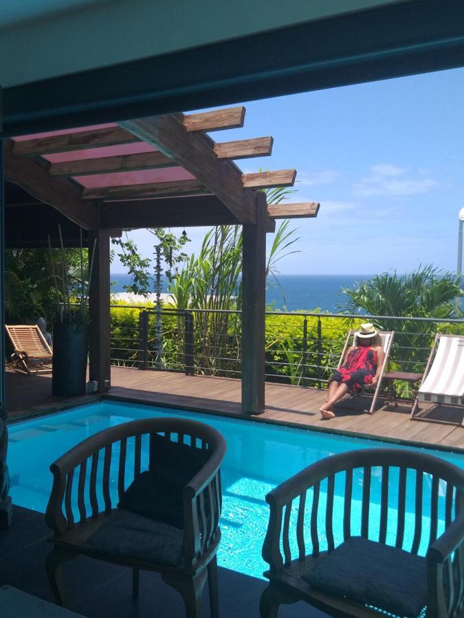 Suite Indigo Jacuzzi Prive Piscine Vue Mer Acces Cuisine Laverie Saint Pierre Eksteriør billede